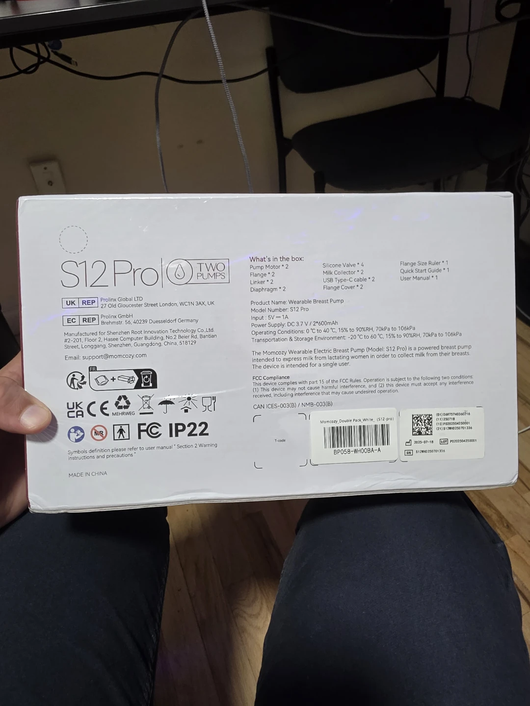 Momcozy S12 Pro Wearable Breast Pump - photo 2