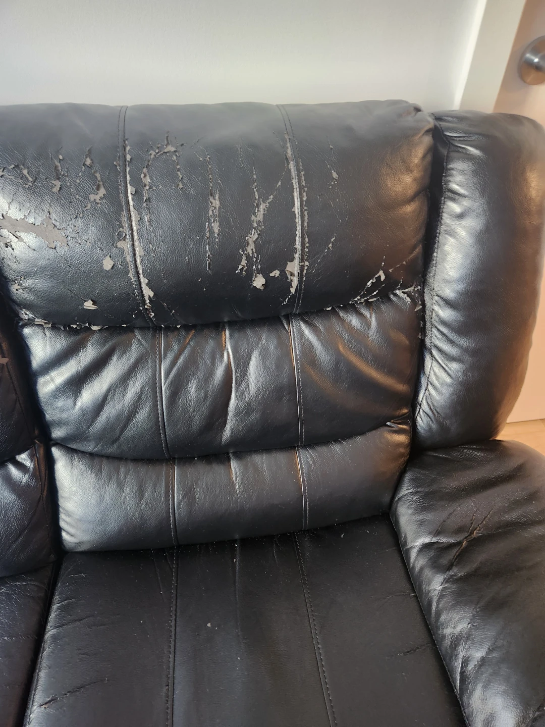 Free Used Reclining Loveseat - photo 2