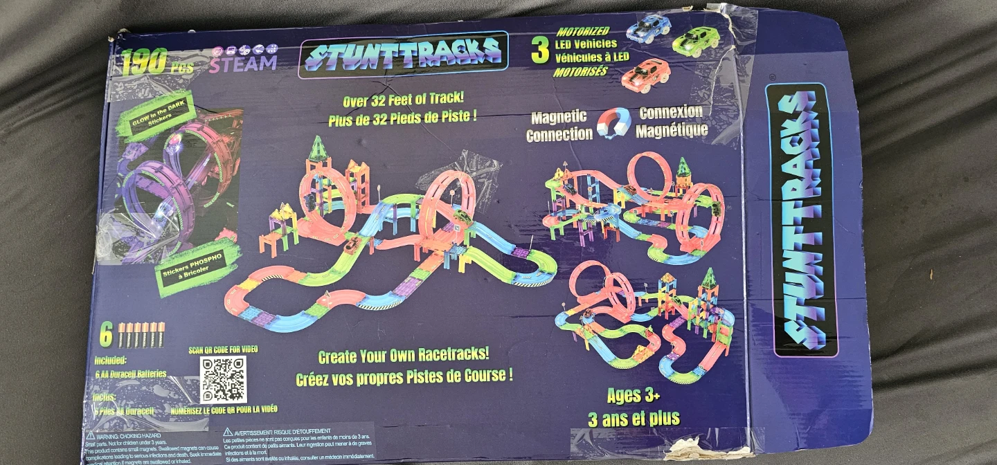 Stunt Tracks 190 Piece Set - photo 2