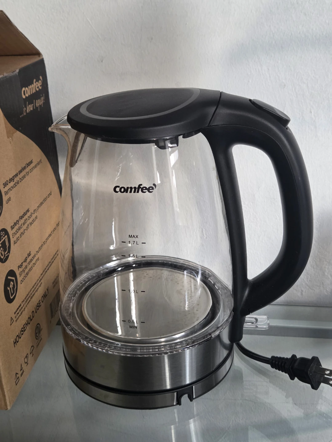 Glass Electric Kettle (1.7L)