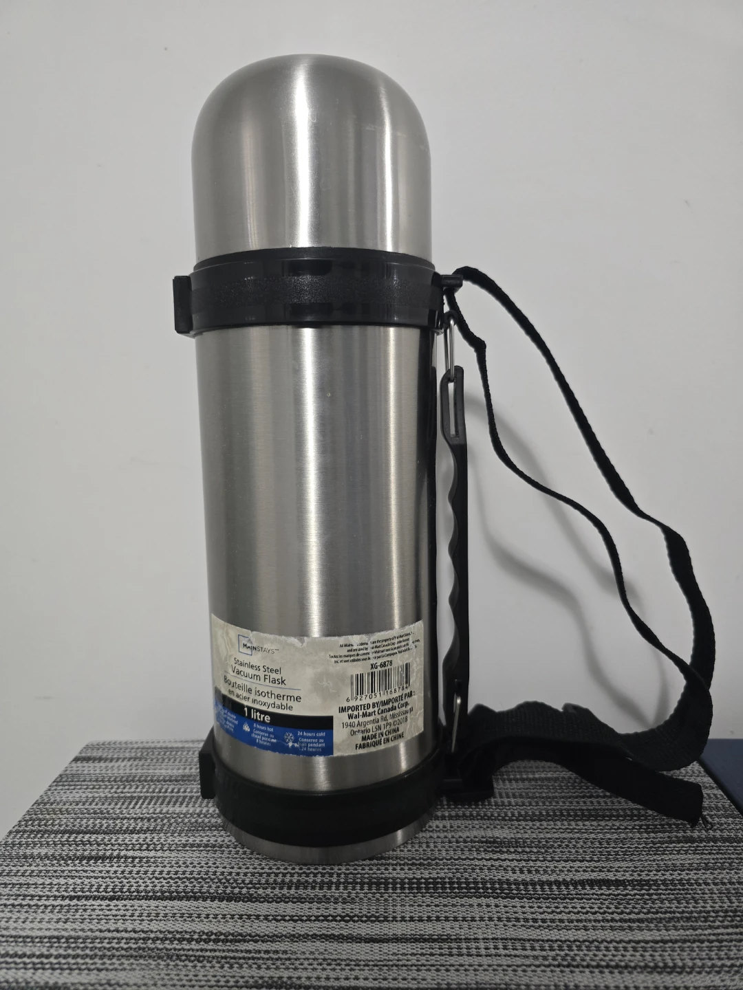 Mainstays Stainless Steel Vacuum Flask 1L - photo 2