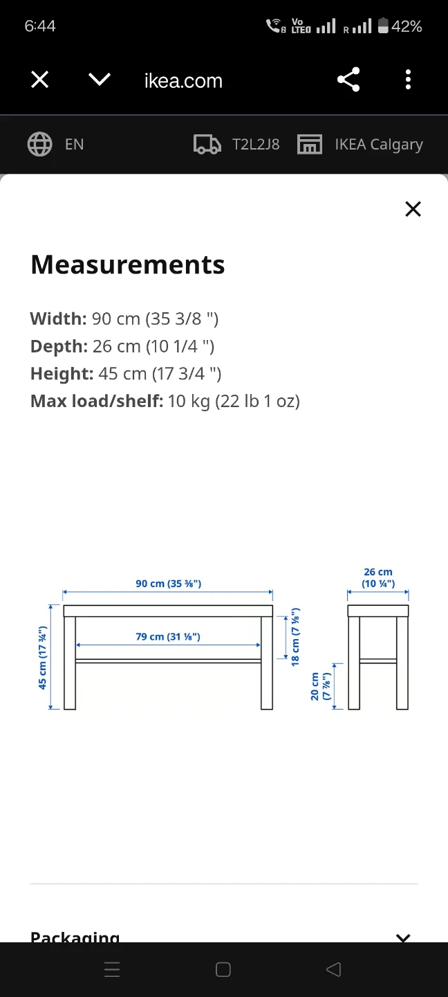 Ikea Lack TV bench - photo 3