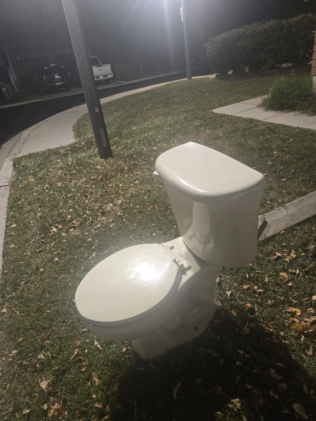 American Standard Biscuit Toilet