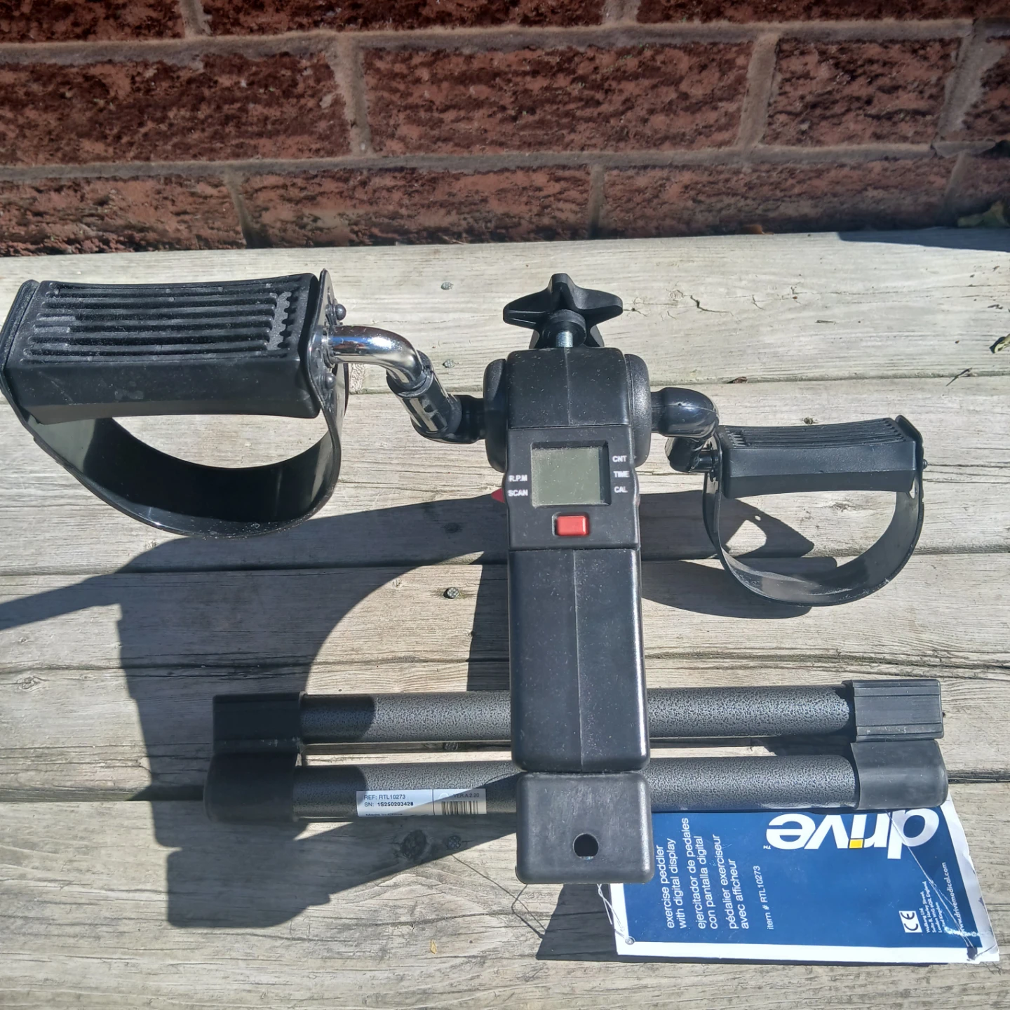 Exercise Peddler with Digital Display