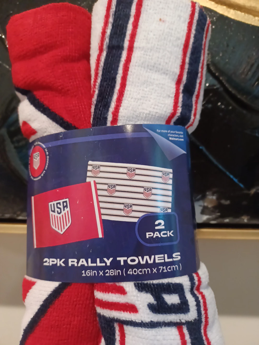 2PK USA Rally Towels 16in x 28in