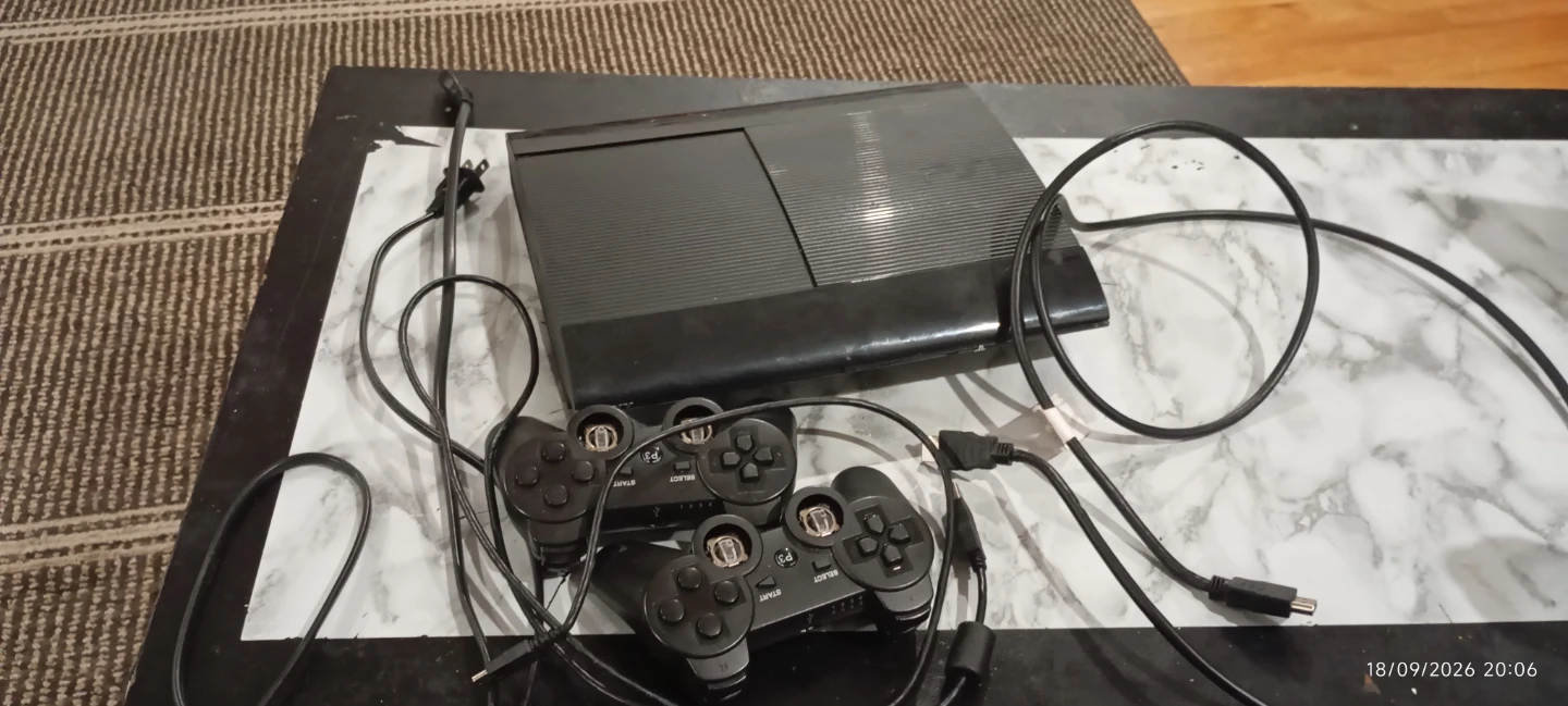 Sony PlayStation 3 Slim Console with Controllers