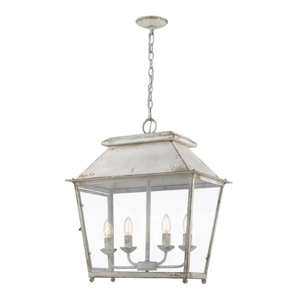 Abingdon 4-Light Antique Ivory Pendant - photo 2