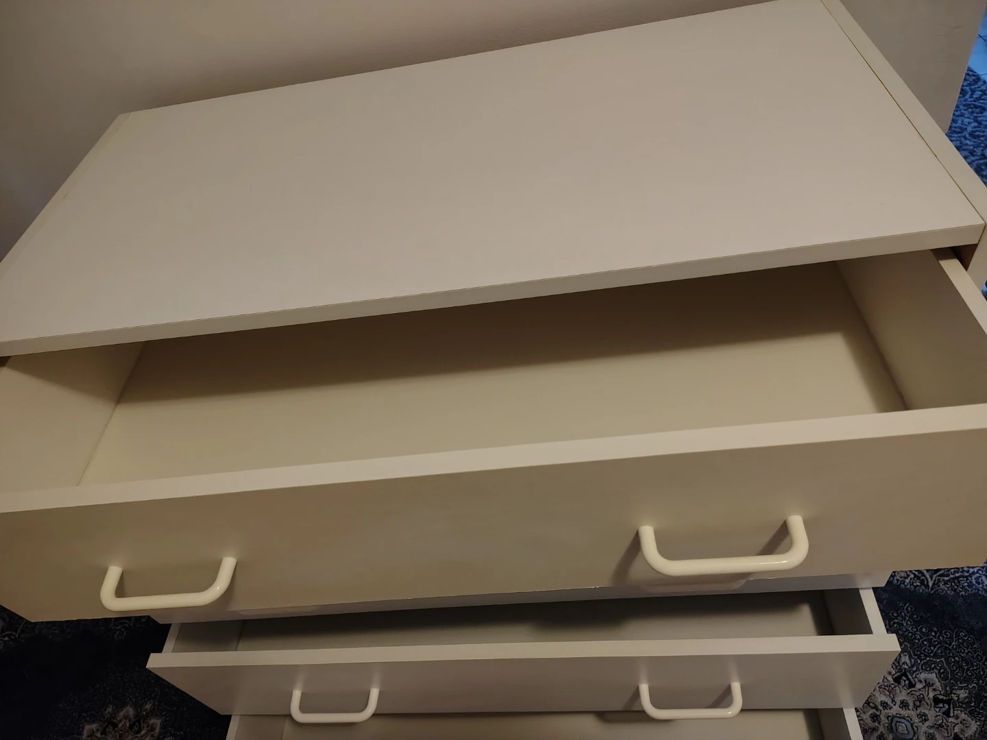 White 5-Drawer Dresser - photo 2
