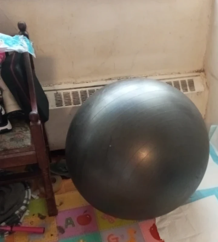 Black Exercise Ball
