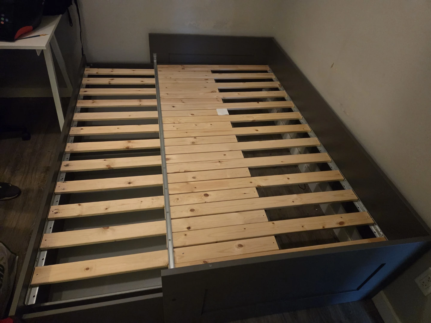 IKEA Brimnes Bed Frame with Storage - photo 4