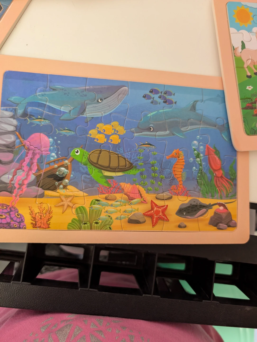 Set of 6 Wooden Jigsaw Puzzles for Kids - photo 3