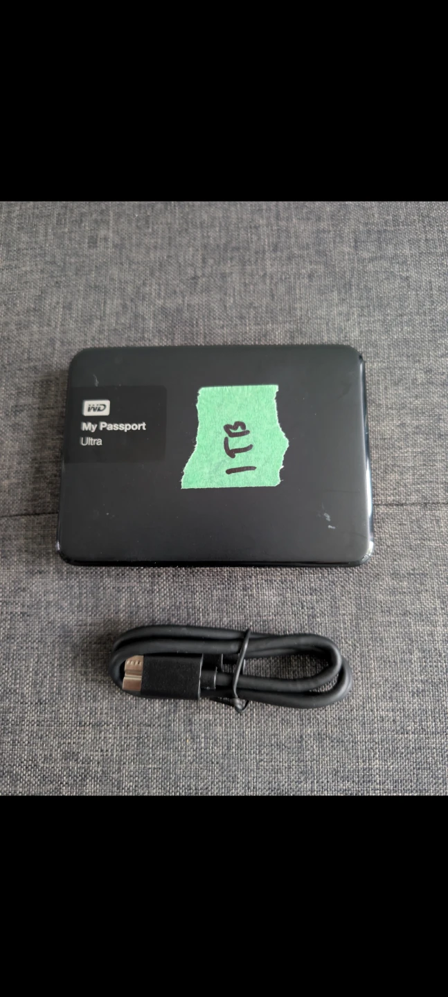 WD My Passport Ultra 1TB External Hard Drive - HDD