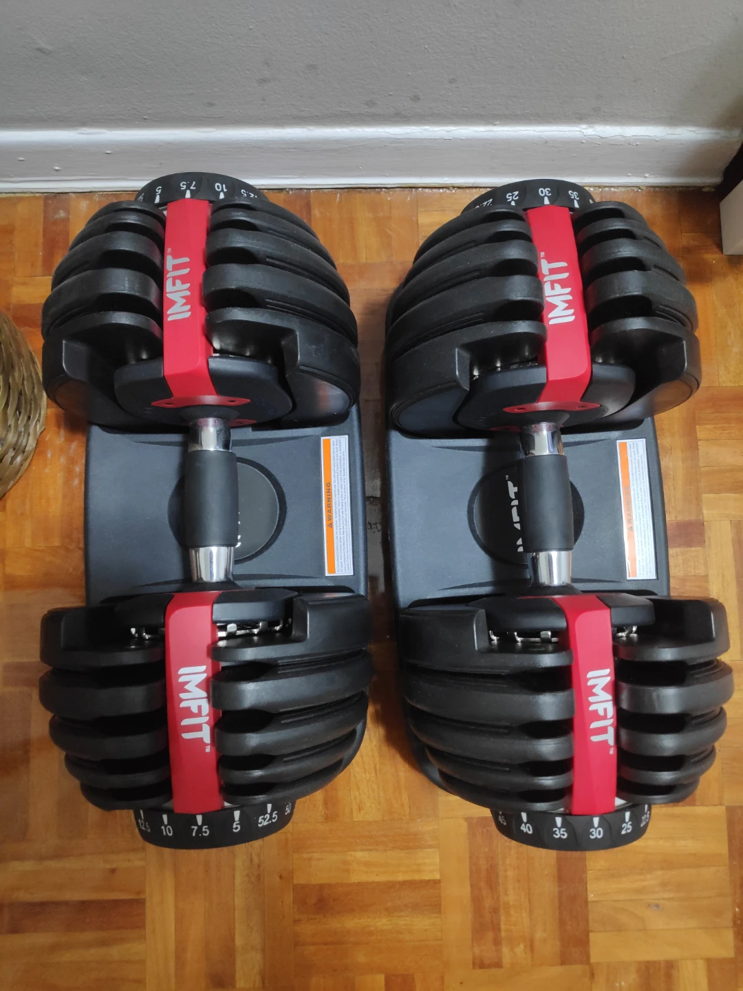 IMFIT Adjustable Dumbbell Set 5-52.5 lbs - photo 2
