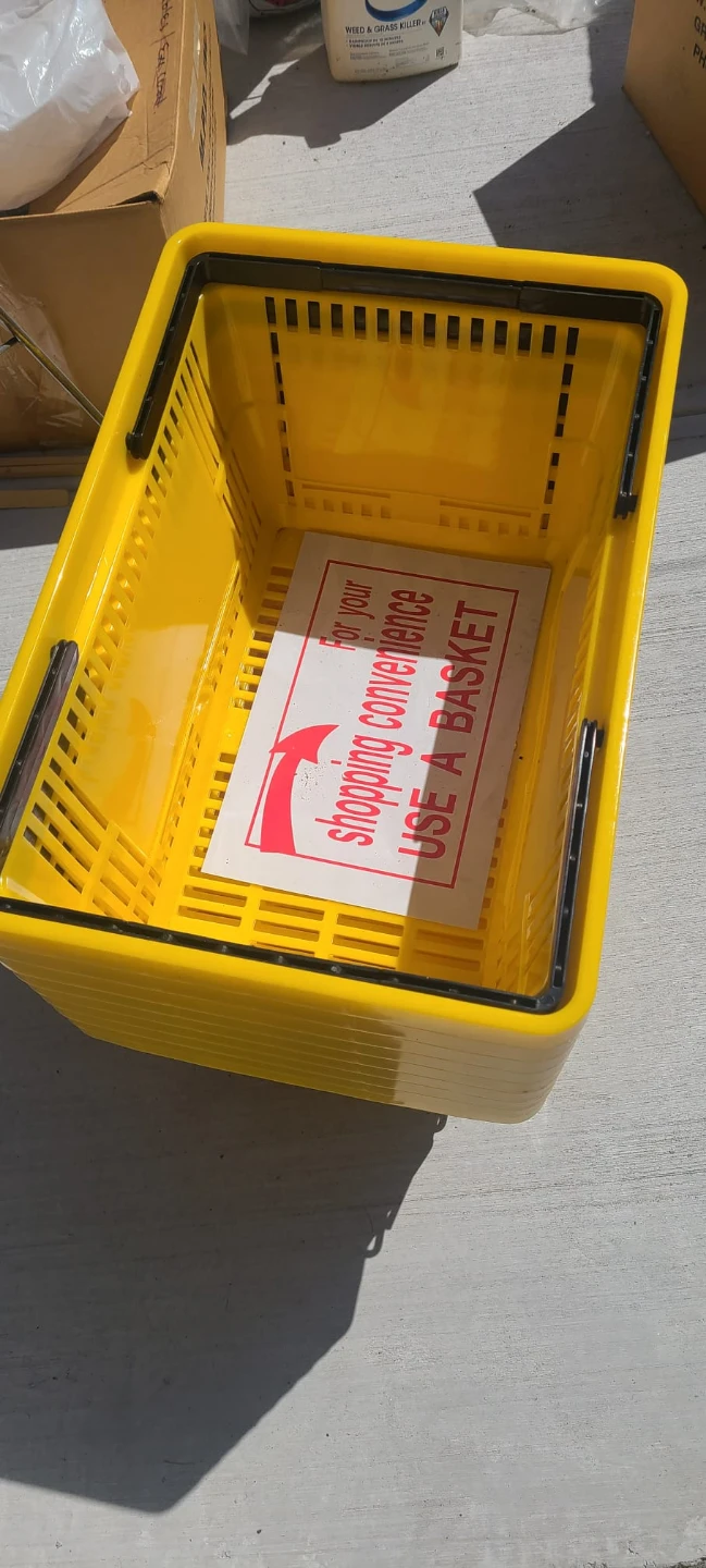 Plastic Shopping Baskets