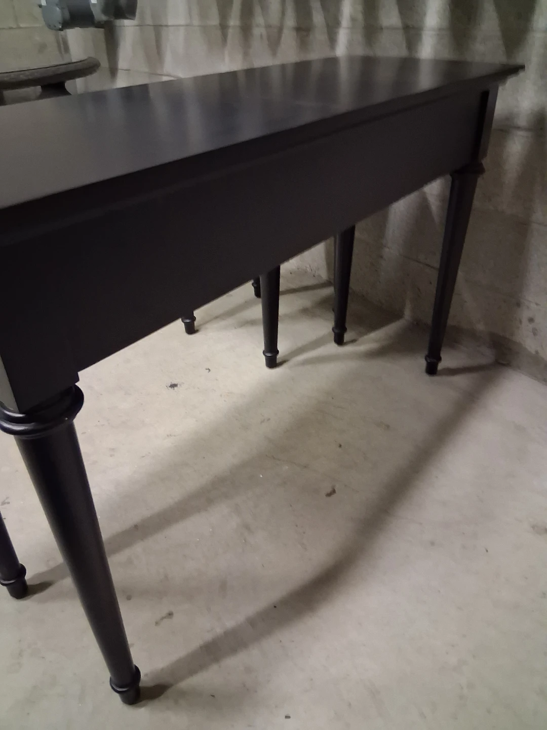 Black Console Table and End Tables Set - photo 4
