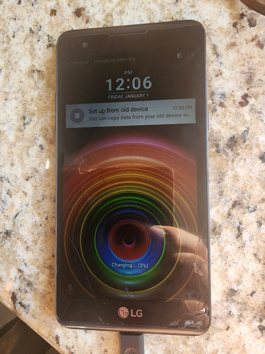 LG Smartphone x power unlocked crack