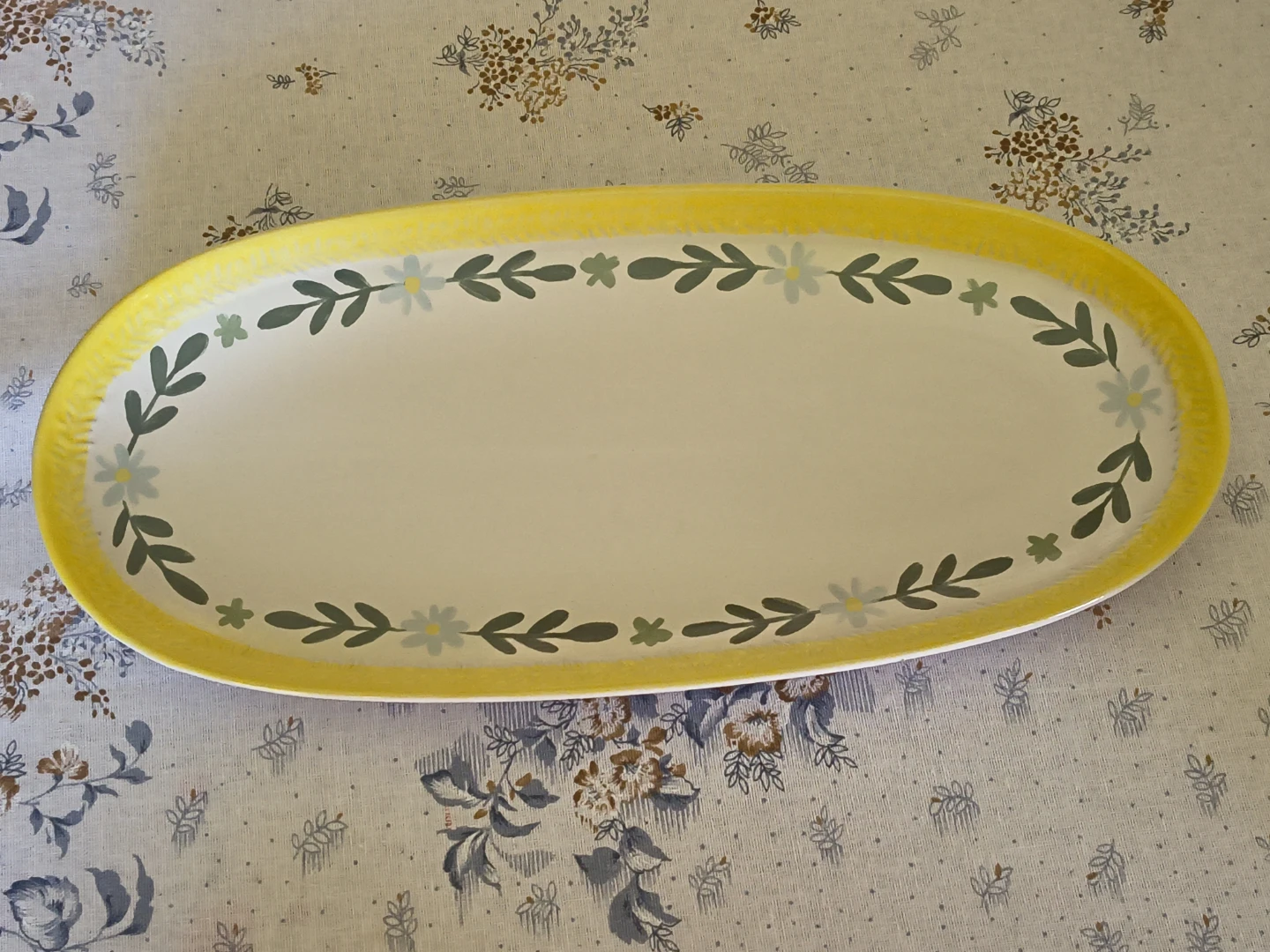 Life at Home floral oval stoneware platter - photo 2