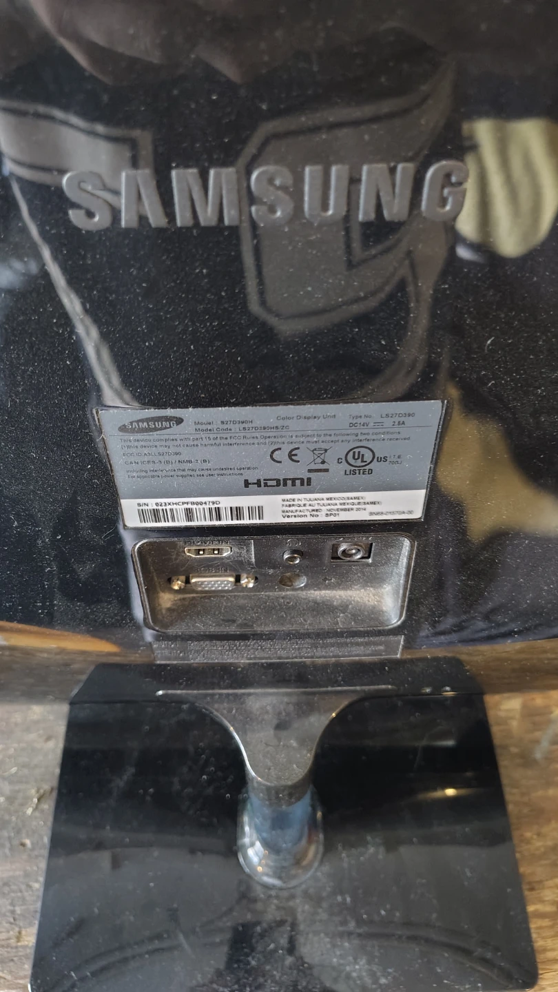 Samsung 27 inch monitor LS27D390H - photo 2