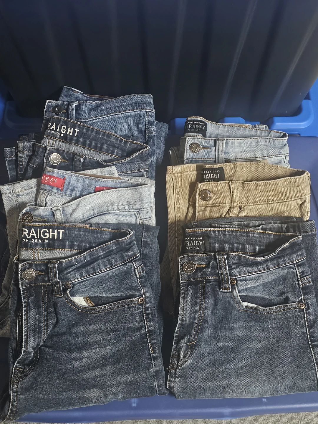 Men's Straight Fit Jeans 28x32