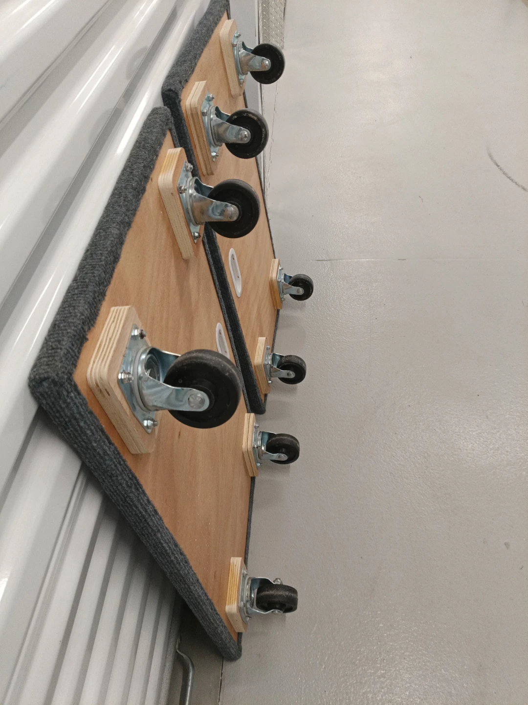 Pair of Plywood Dollies with Casters - photo 3