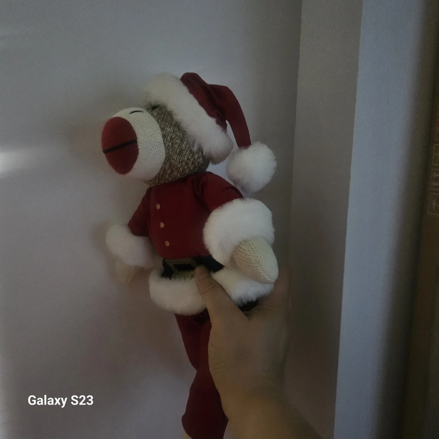 Santa Claus Sock Monkey Plush - photo 4