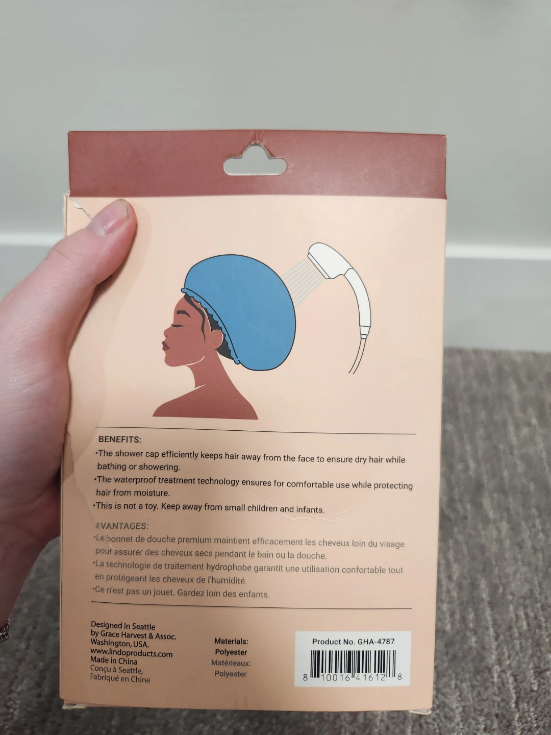 Lindo Luxe Shower Cap Jumbo Fit XL - photo 2