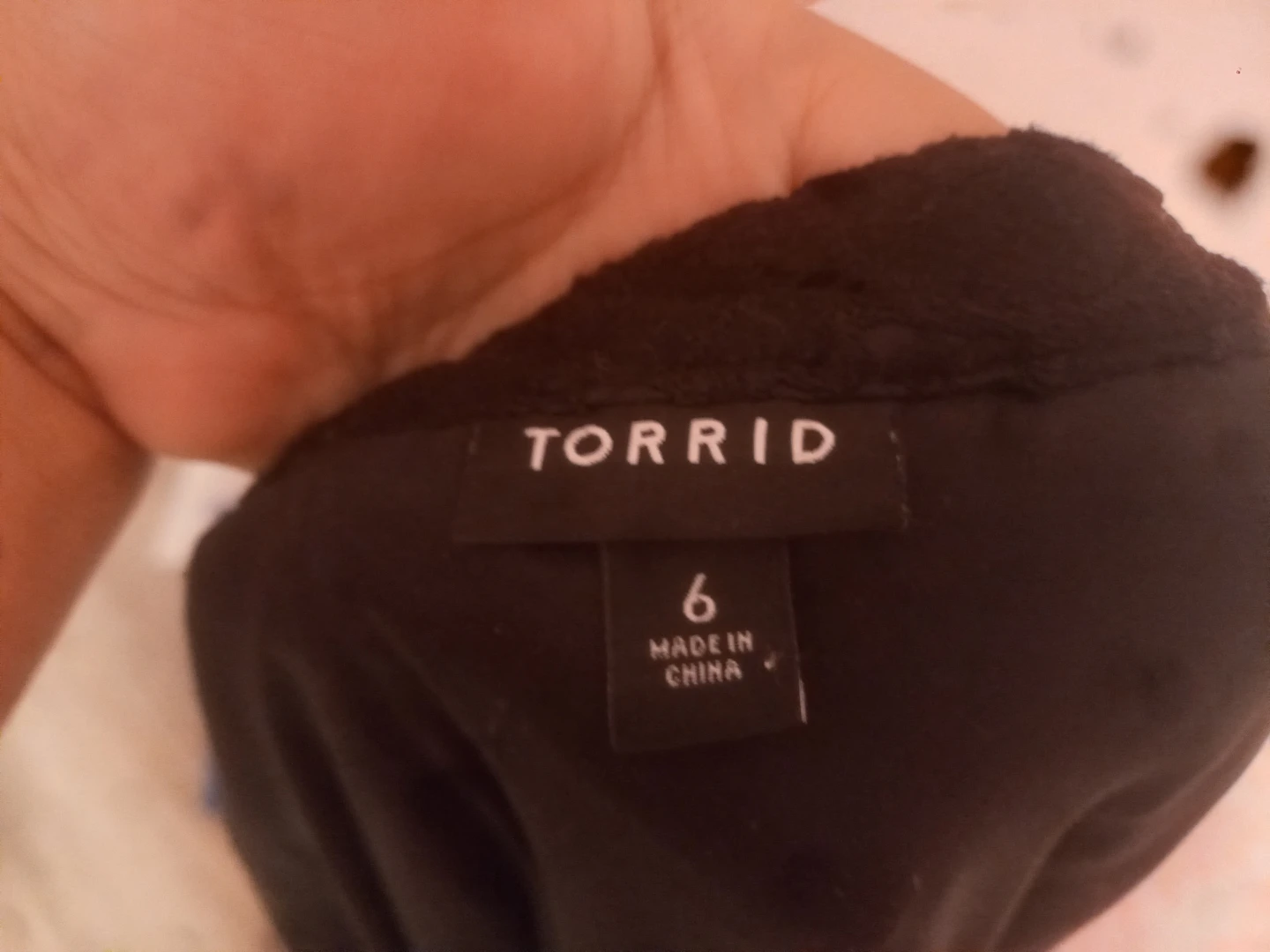 Torrid Black Lace Top - photo 2