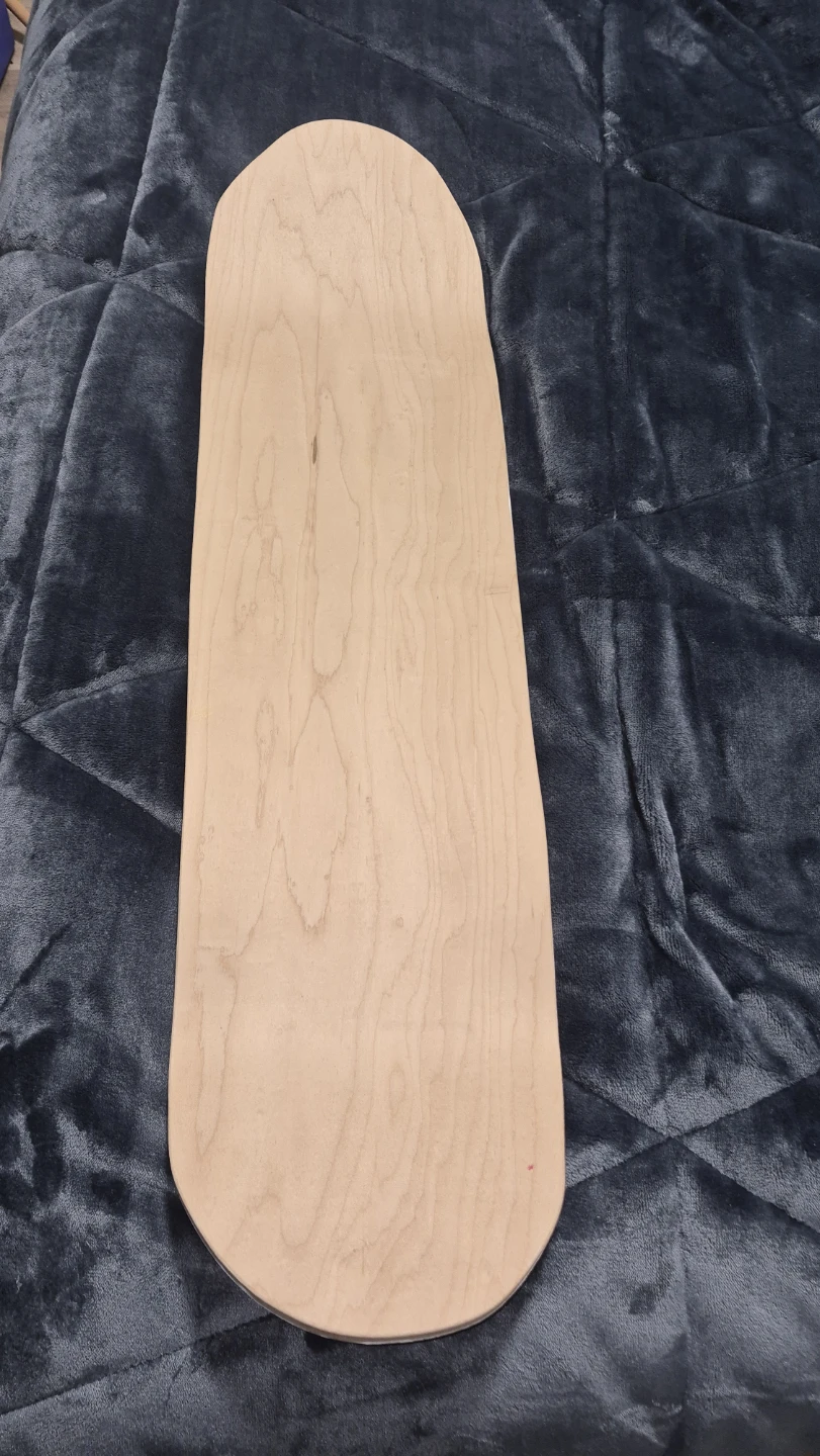 Custom Painted Skateboard Deck - Moon Phases & Roses