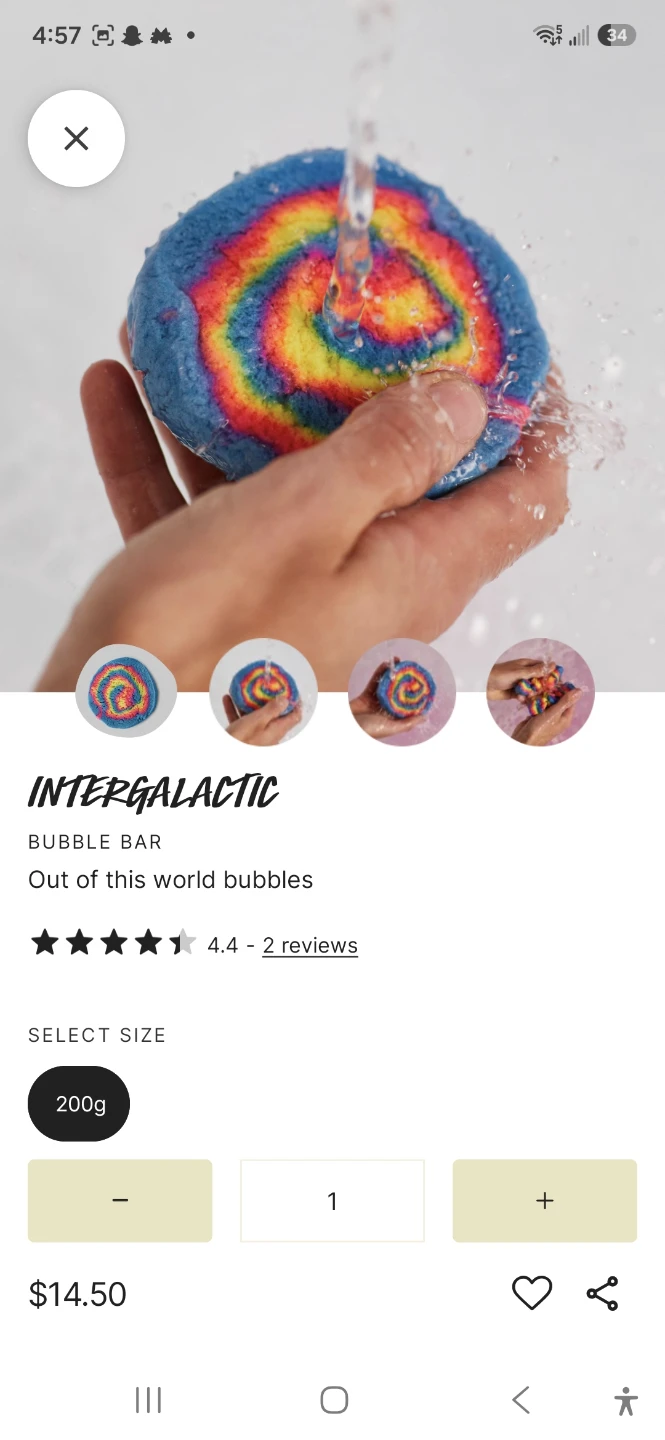 Lush Intergalactic Bubble Bar