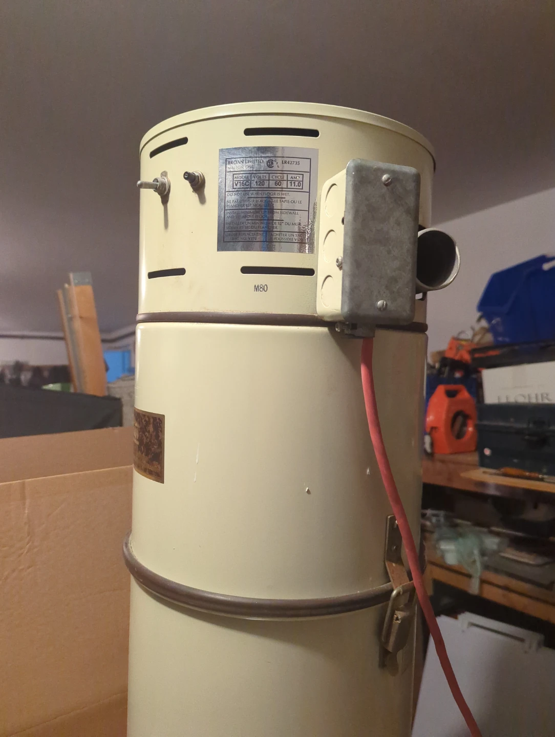 Broan Central Vacuum System Model V16C - photo 2
