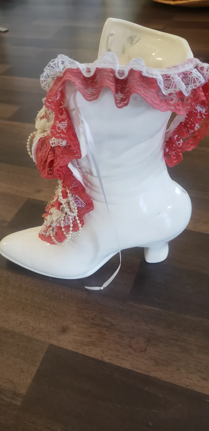 Decorative Porcelain Boot Vase - photo 3