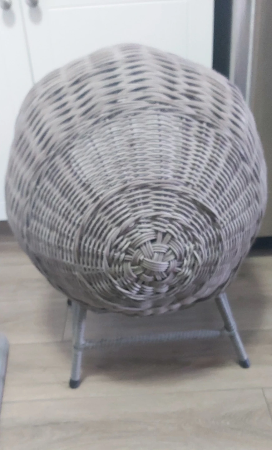 Wicker pet bed with cushion - photo 2