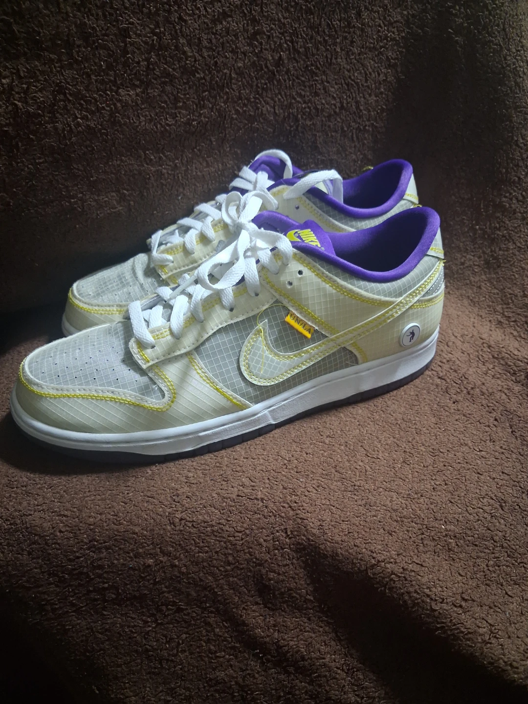Nike dunk low union court purple size 10