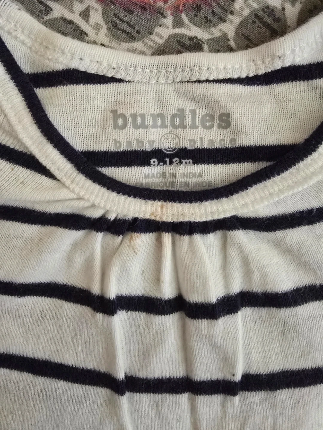 🏈Bundles Baby Place Striped Bodysuit - photo 2