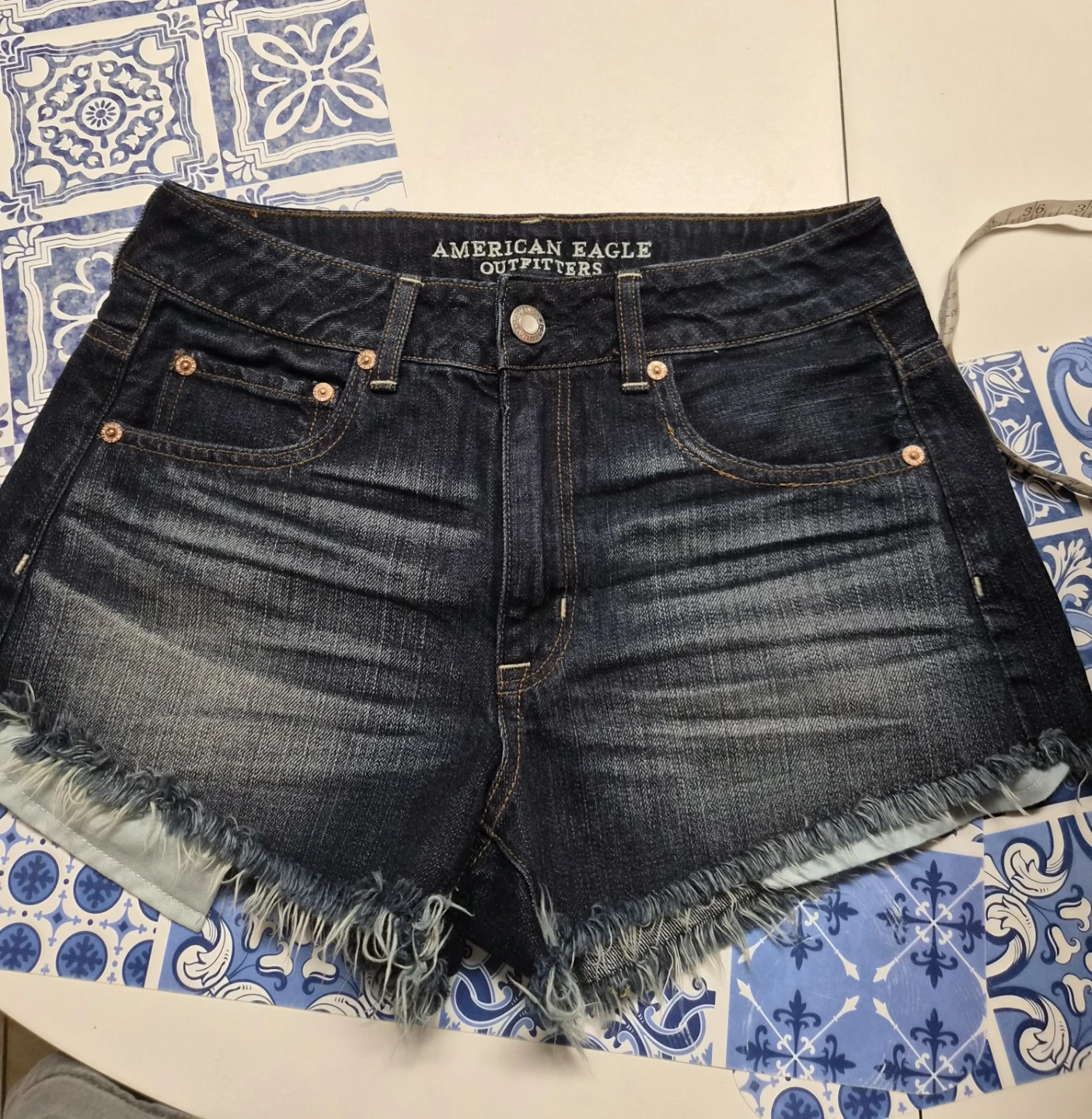 American Eagle Hi-Rise Festival Shorts