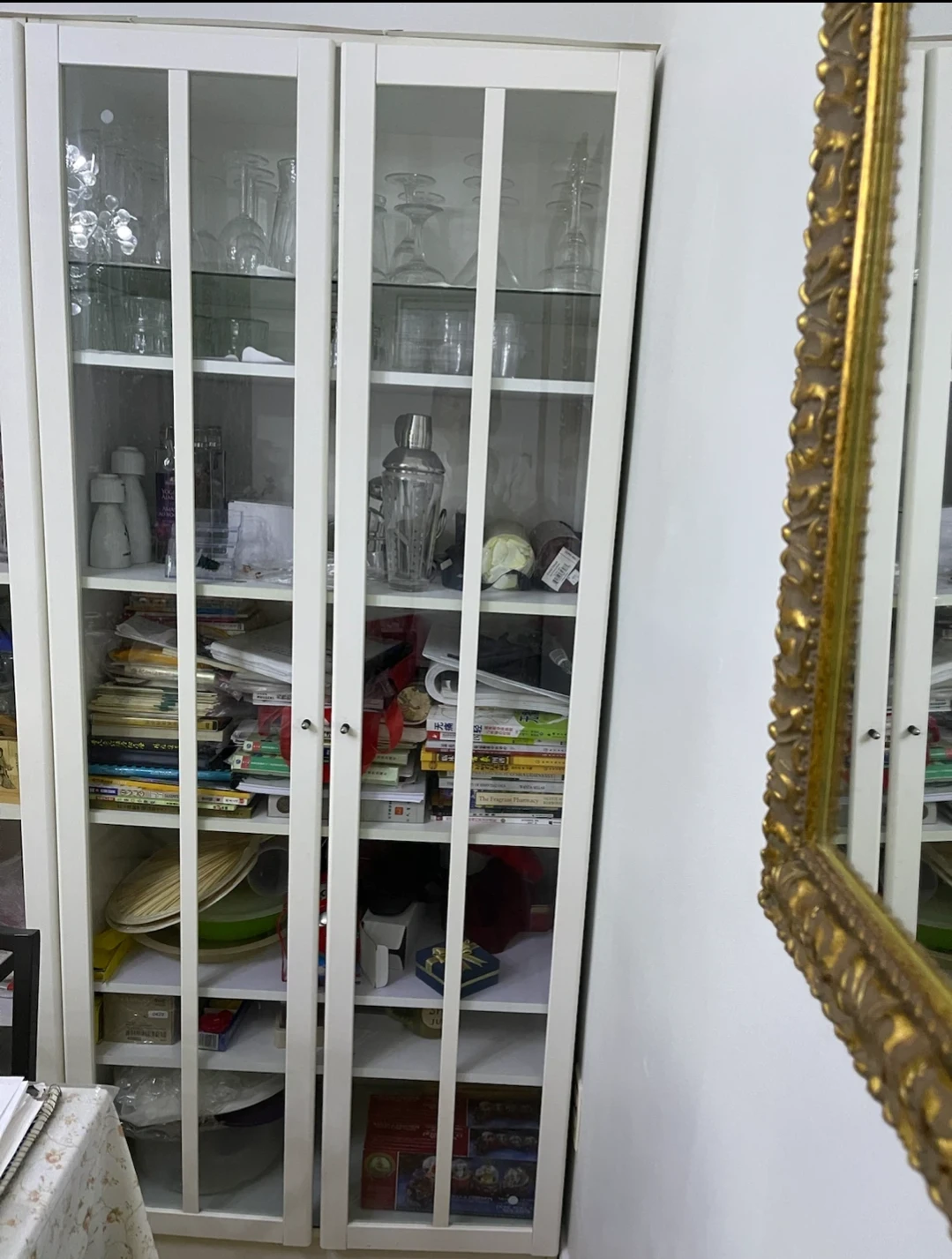 2 IKEA Billy Glass Door Bookcase - photo 2