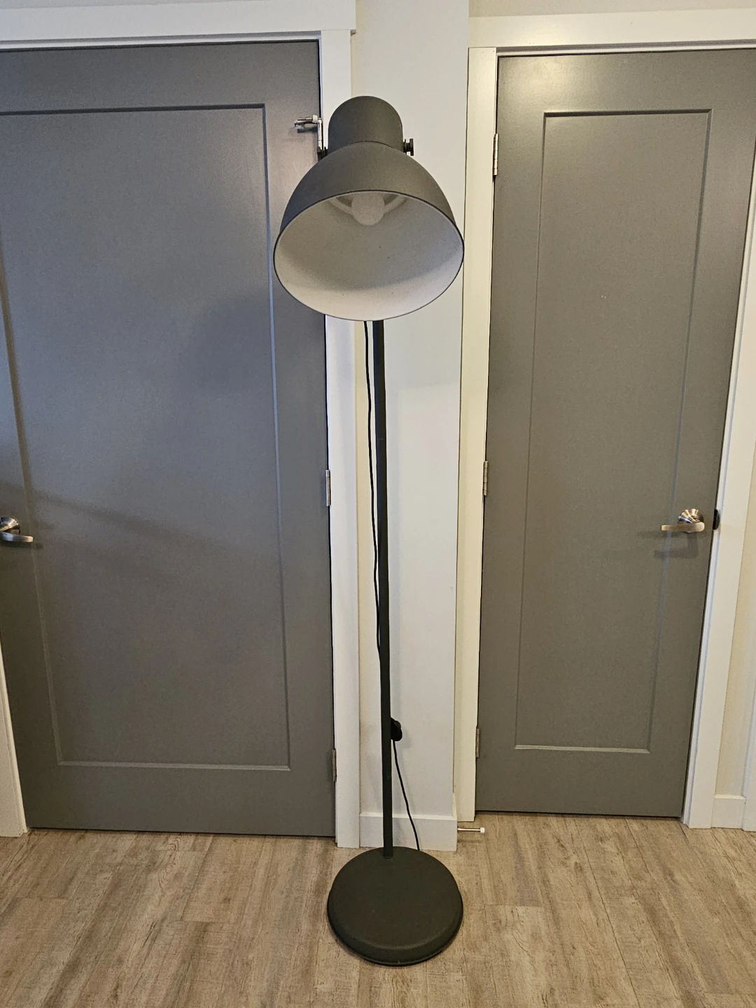IKEA Hektar Floor Lamp Dark Grey