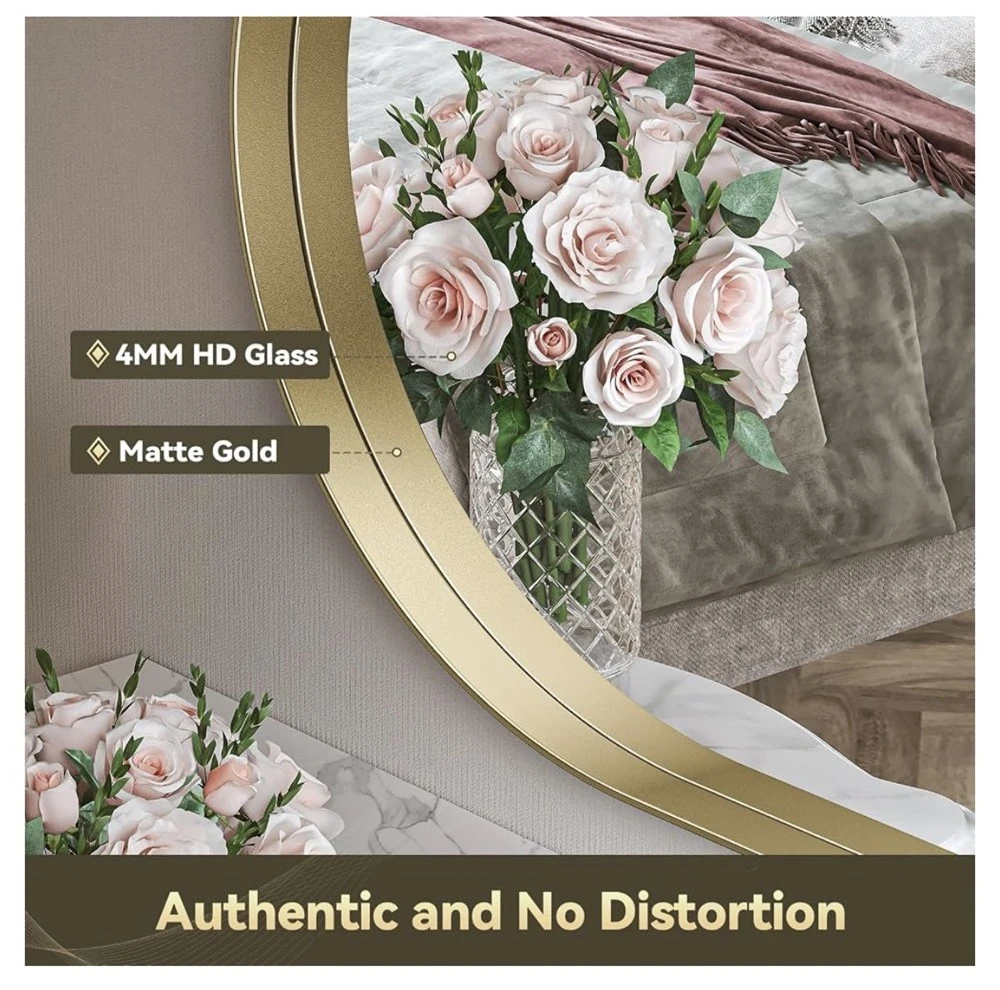 Brightify Oval Gold Mirror - photo 4