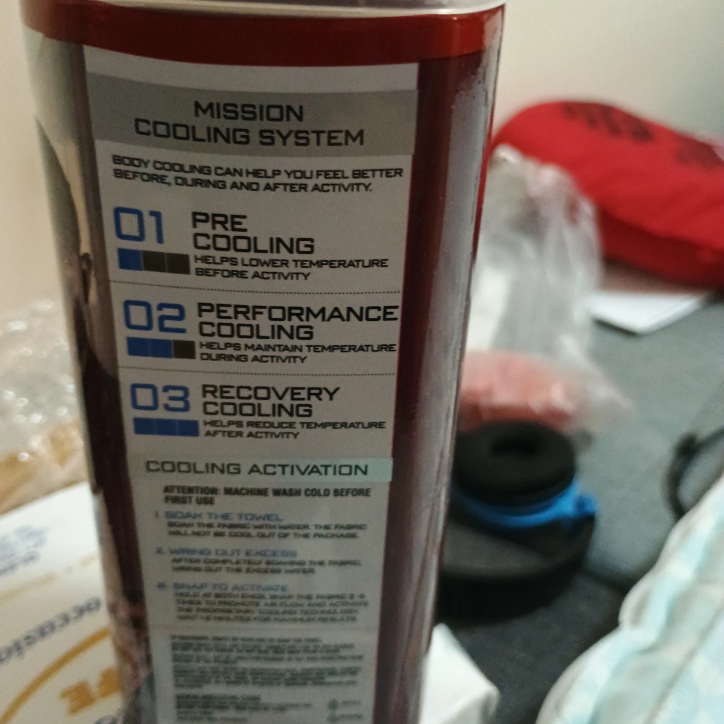 Mission EnduraCool Cooling Towel - Large Maroon - photo 3