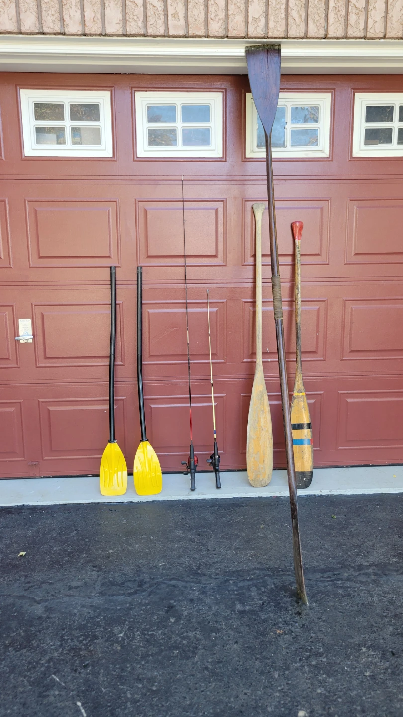 Boat, canoe Oar, Paddles, Fishing Rods