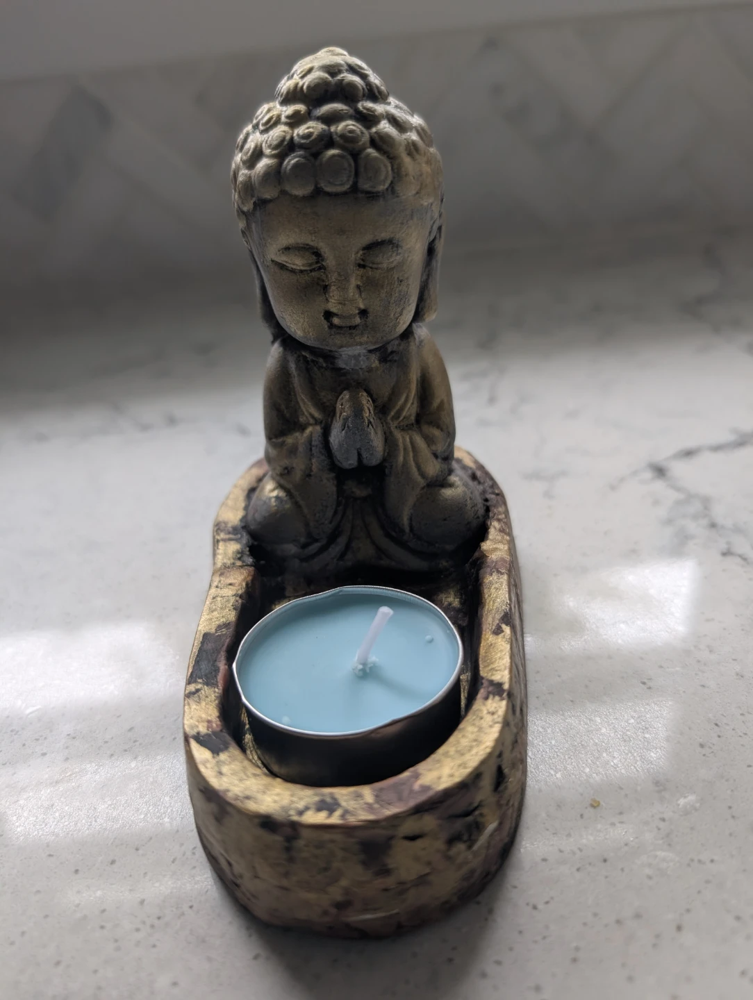 Buddha Tea Light Candle Holder - photo 2