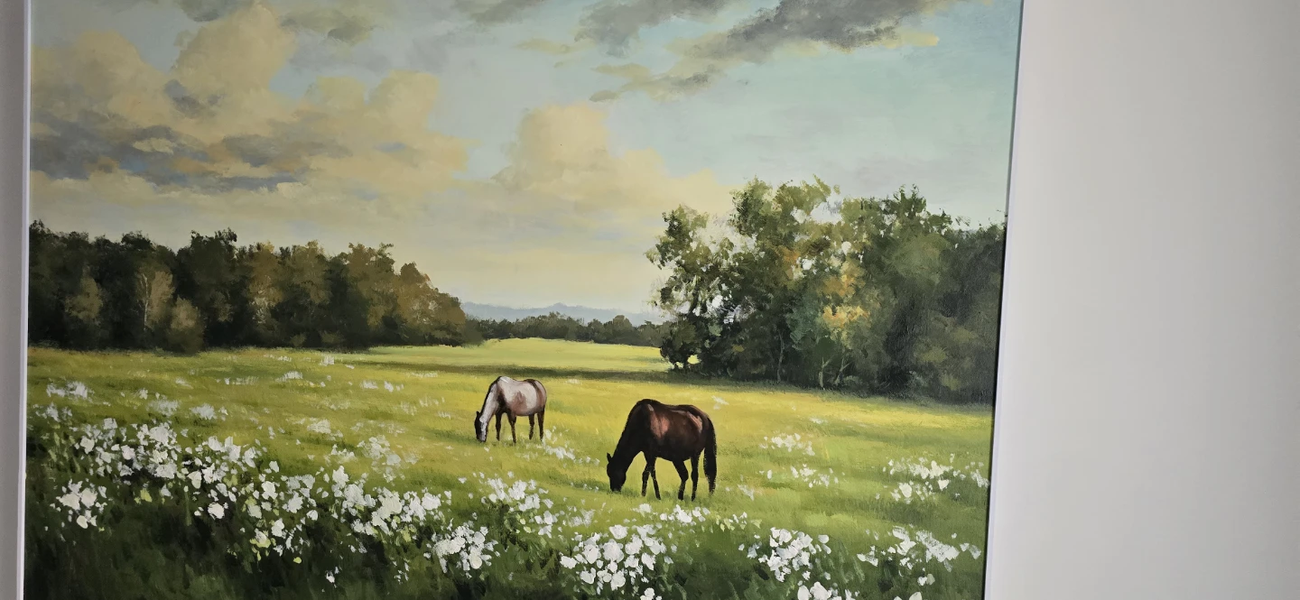 Large Horse Meadow Wall Art
