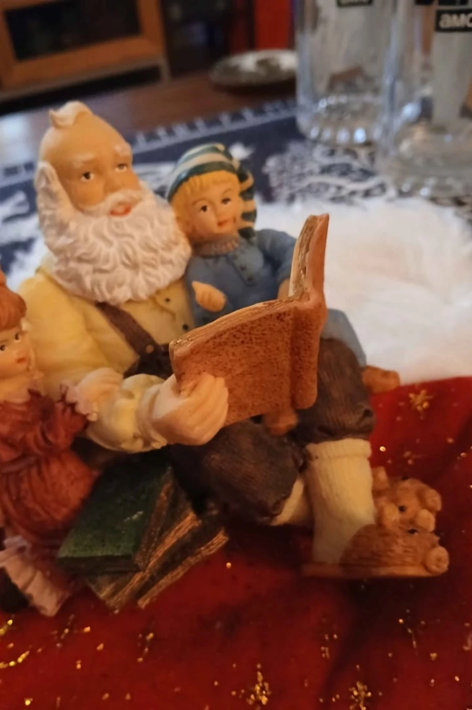 2 Decorative Santa Claus stocking holder