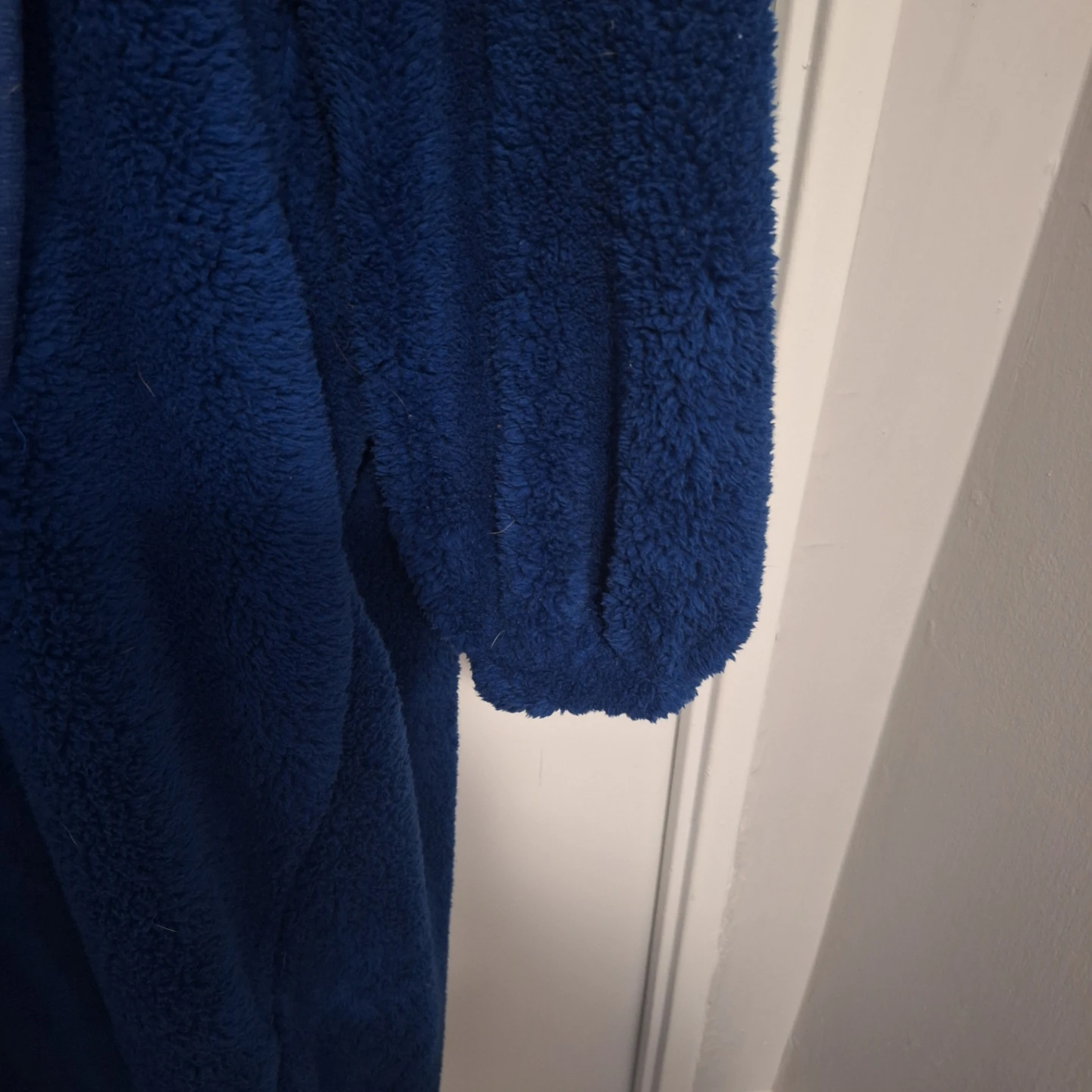 Blue Fleece Hooded Blanket Robe - photo 3