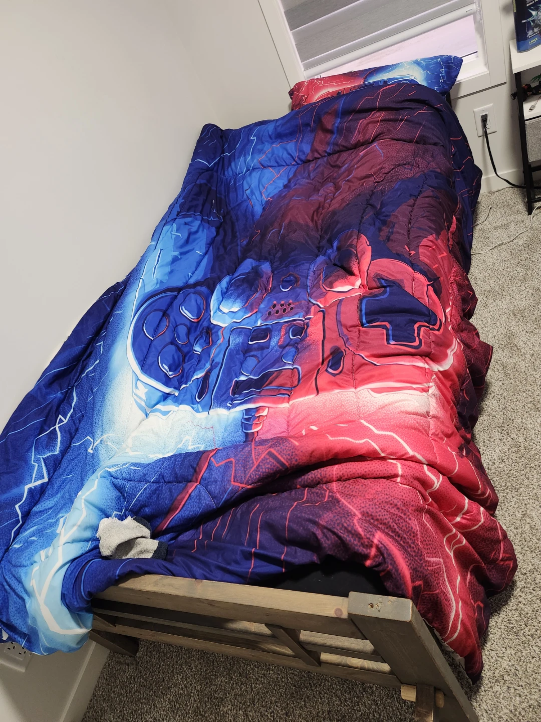 Gaming Theme Twin Comforter Set