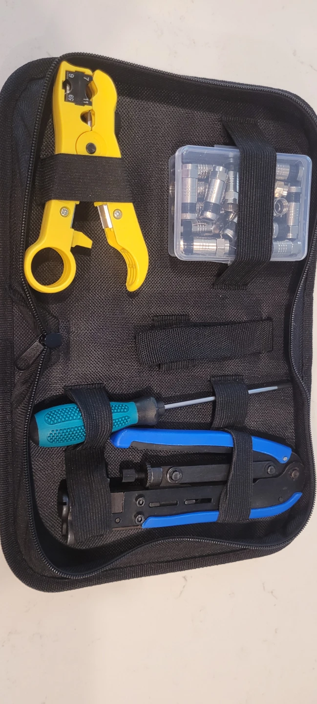 Coaxial Cable Installation Tool Kit