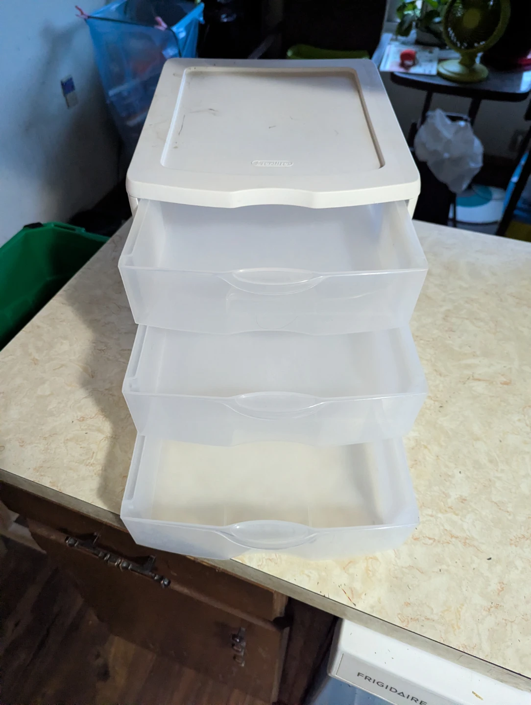 Sterlite 3 Drawer Tabletop Storage Unit - photo 3