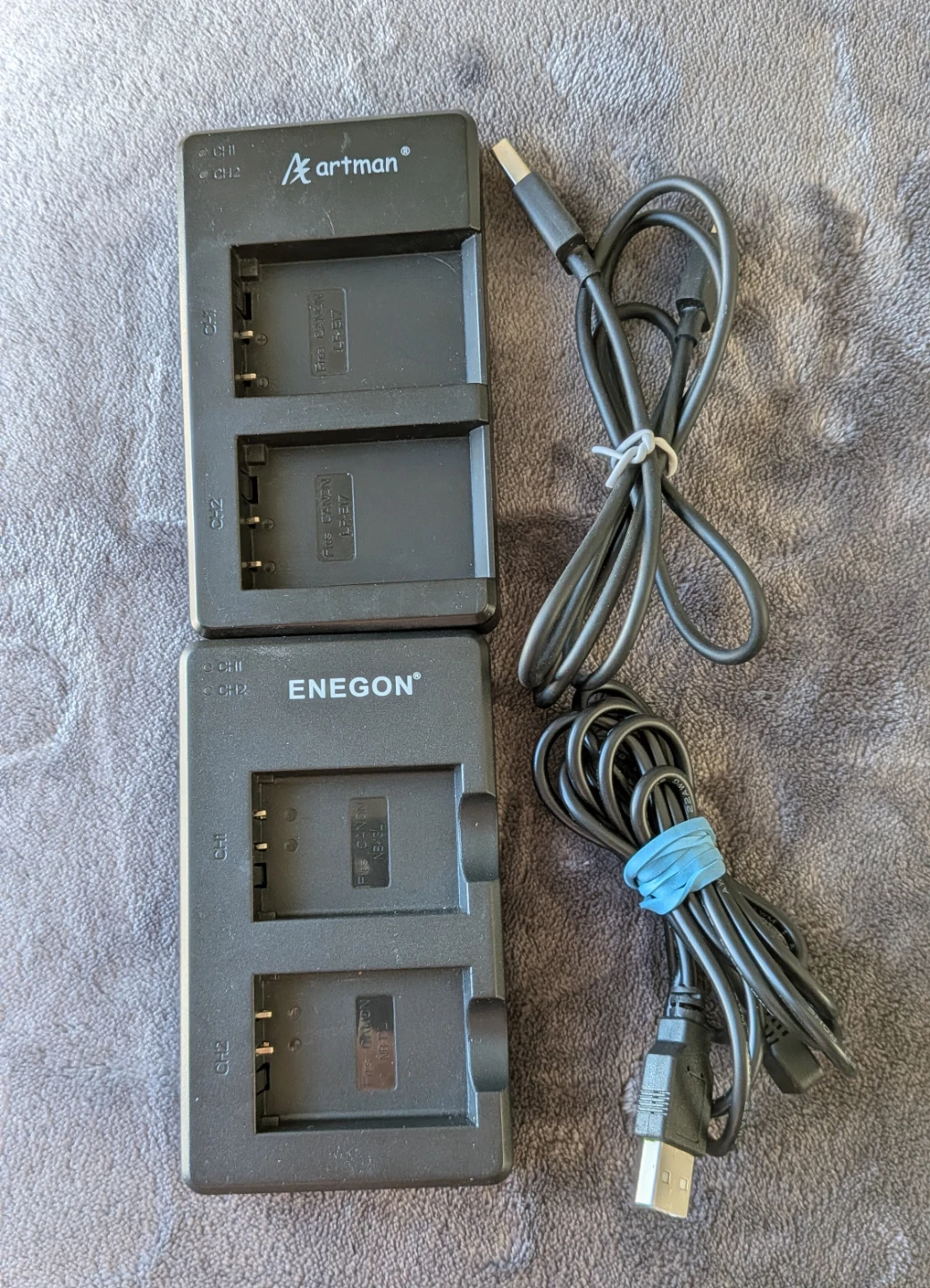 Assorted Canon Camera Battery Chargers and Adapters - photo 3