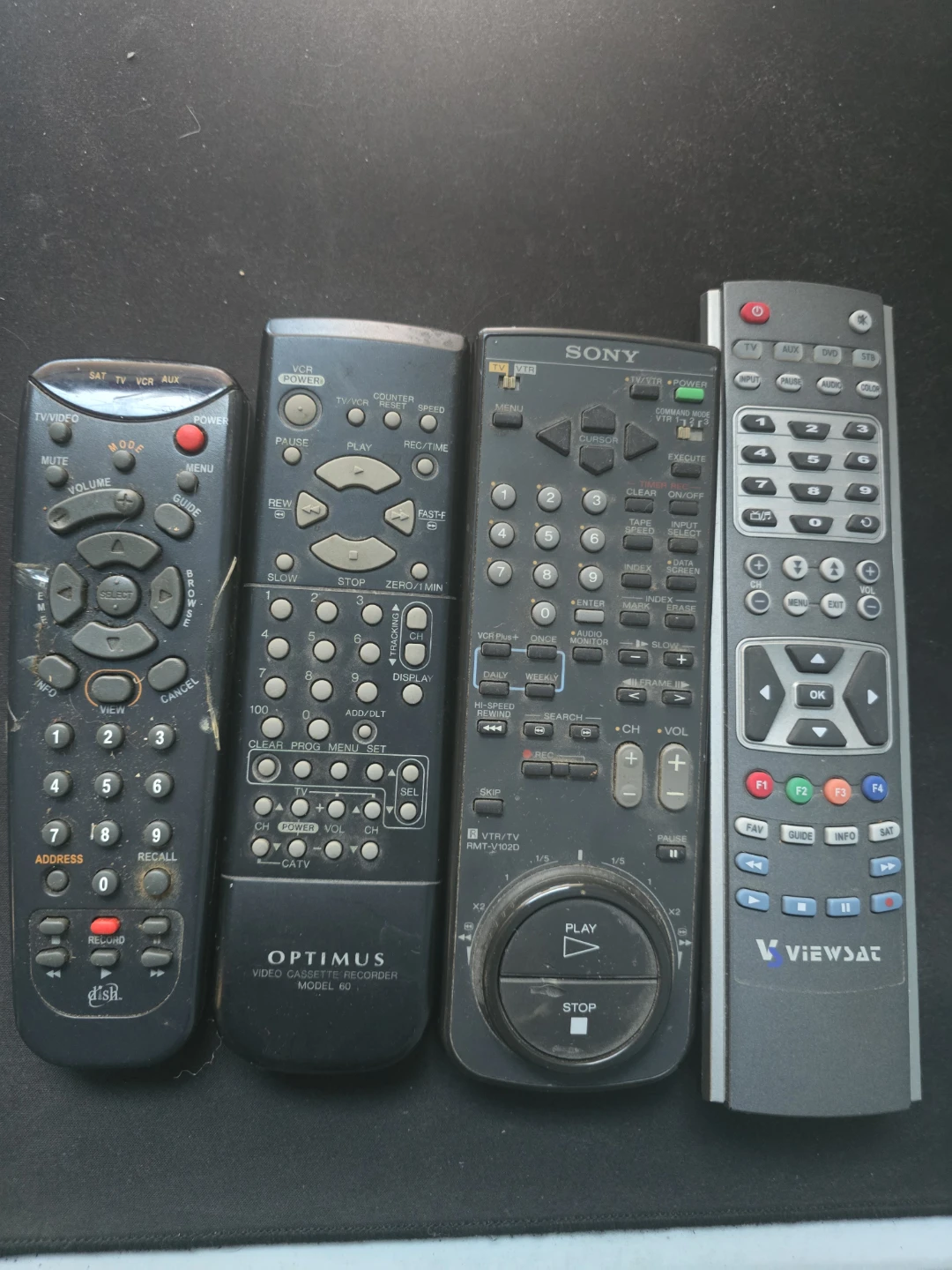 Assorted Brand-Specific Remote Controls