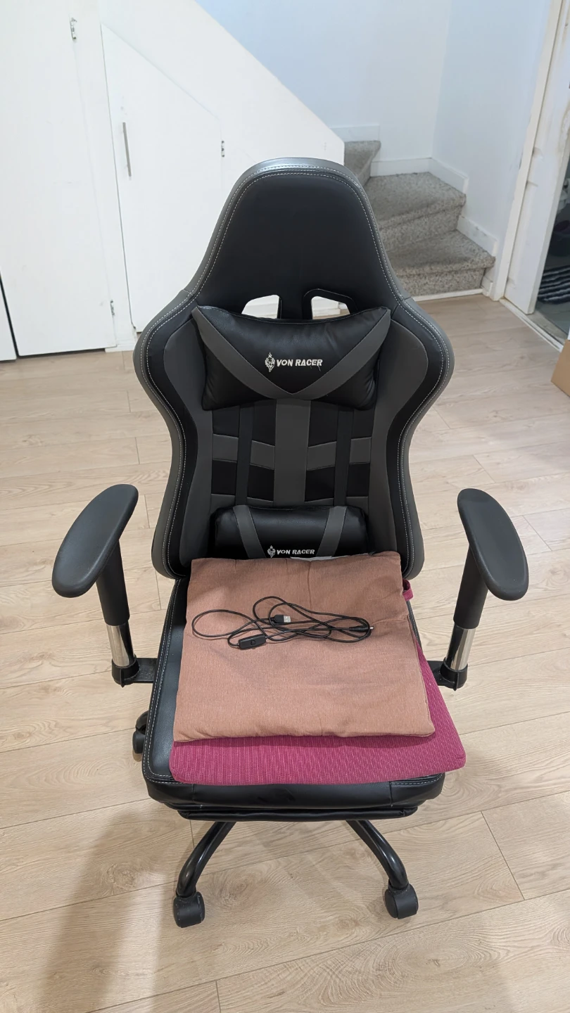 VON RACER Gaming Chair with Massager